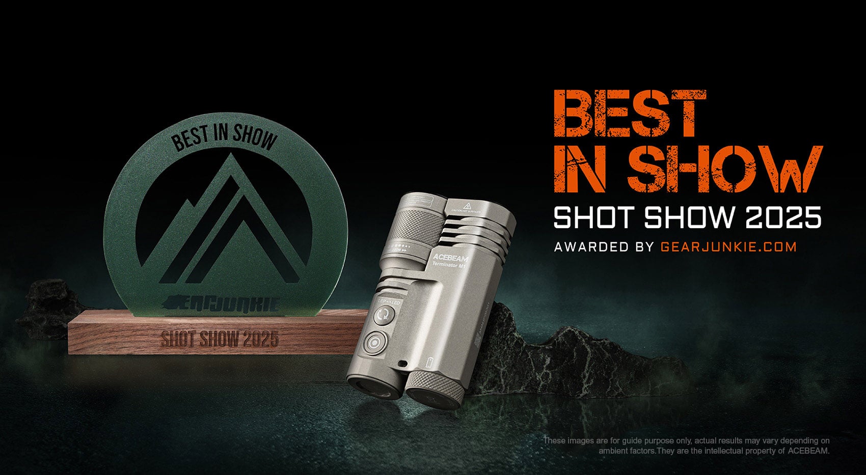 Acebeam M1 זוכה פרס לשנת 2025 מ- gearjunkie.com