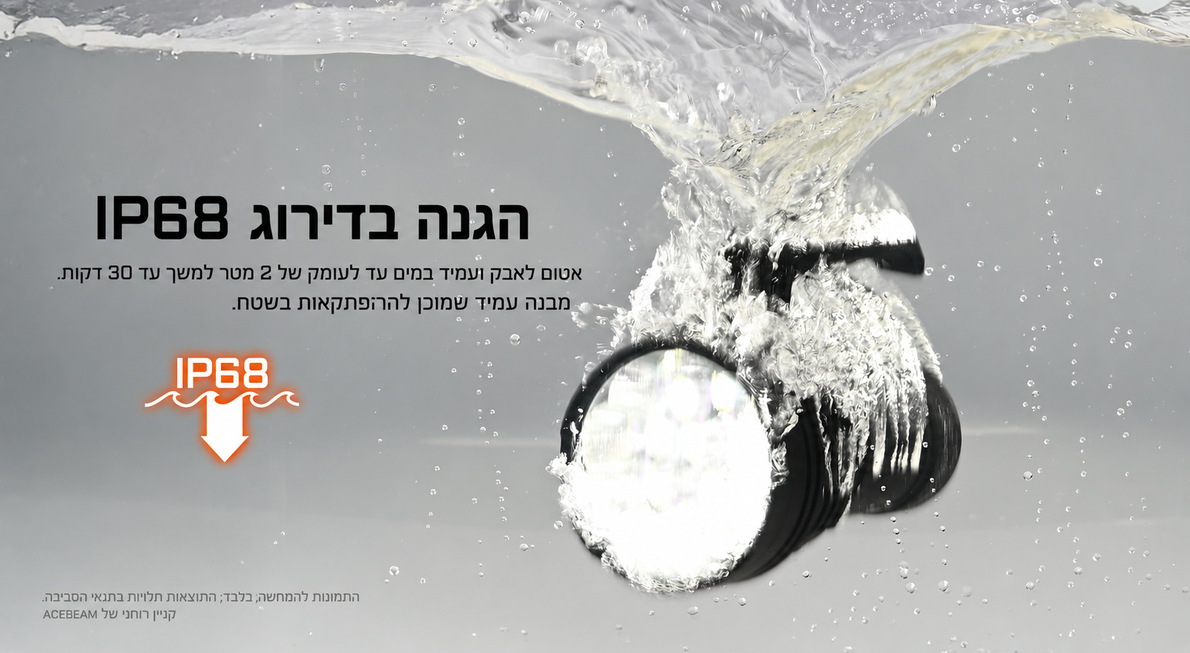 X75 – עמידות למים ולאבק – בעברית