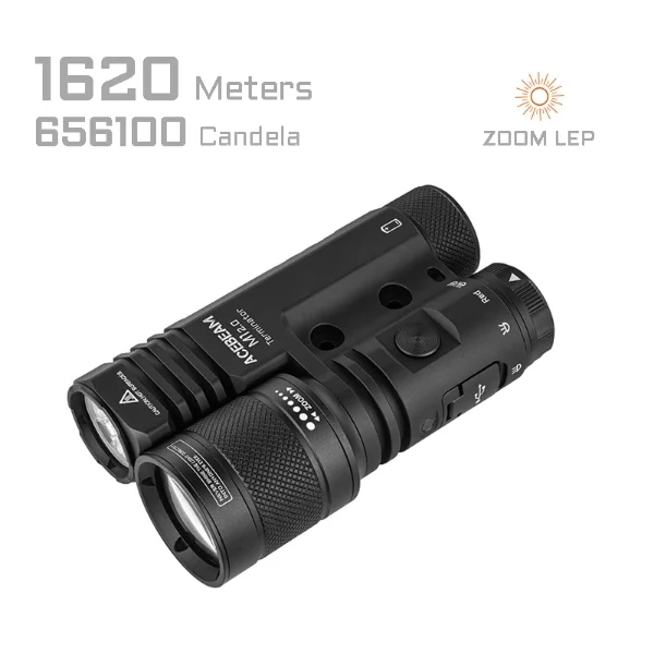 Acebeam Terminator M1 2.0 Dual Head – כלי תאורה היברידי מתקדם לעומק השטח